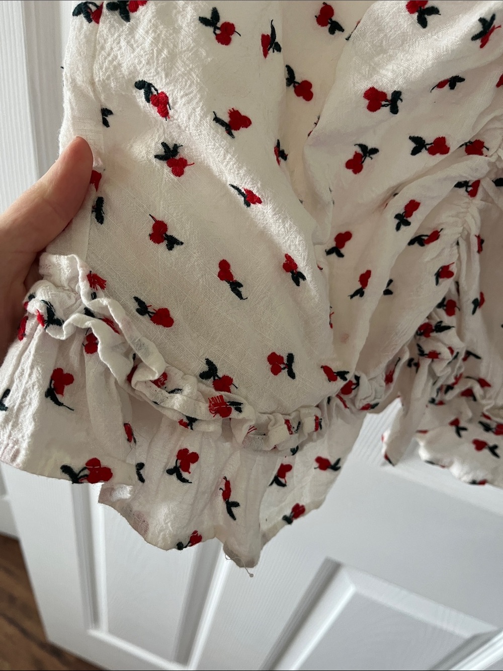 Zara embroidered cherry Dress 🍒 - Picture 3 of 14